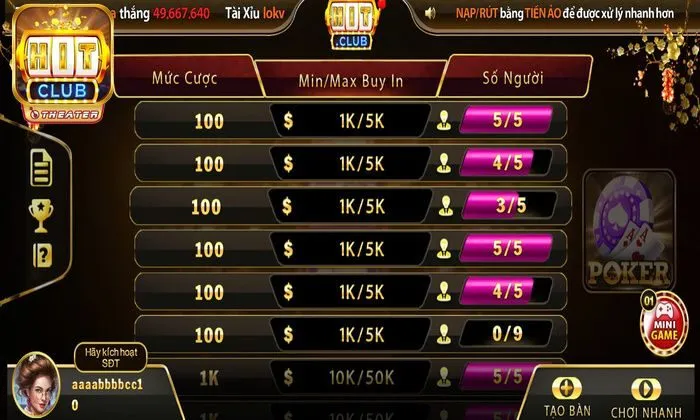 Cách chơi poker tại Hitclub có khó không? 2 Cách chơi poker chi tiết tại Hitclub